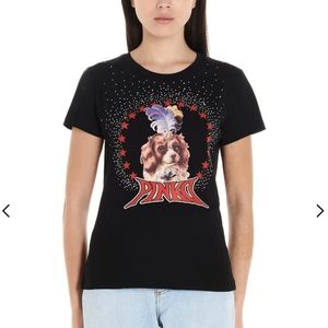 Pinko cocker spaniel, red star bling t-shirt  cavalier king charles span…
